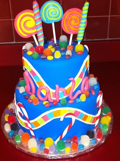 Candyland Theme Birthday Cake Candyland Birthday Candy Themed Party