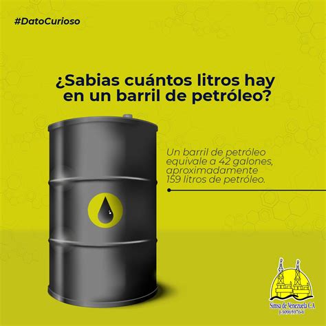 Kinder Teilnehmer Deine A Cuantos Litros Equivale Un Barril De Petroleo