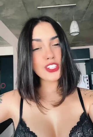 Hot Vitoria Marcilio Shows Cleavage In Black Bra Sexyfilter