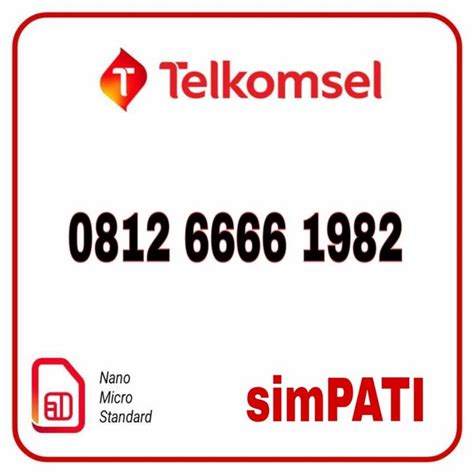 Jual Nomor Cantik Telkomsel Simpati As Nomer Kartu Perdana Seri Tahun