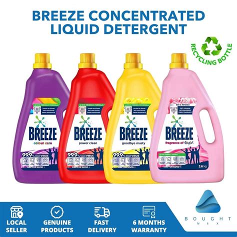 Breeze Detergent Liquid Fragrance Of Comfort Power Clean Colour Care 3