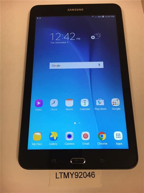 Samsung Galaxy Tab E 80 Verizon Black 16gb Sm T377v Ltmy92046