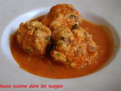 Recettes De Boulettes De Poisson De Douce Cuisine Dans Les Nuages