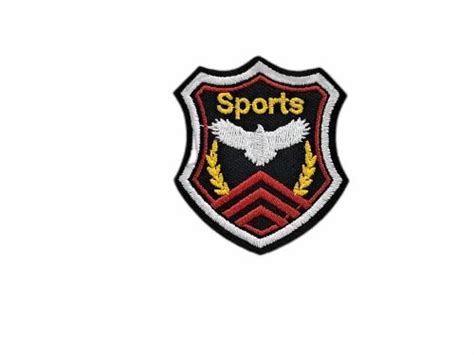 Cotton Embroidered Sports Patches For Sports Man For Garments At Rs 10