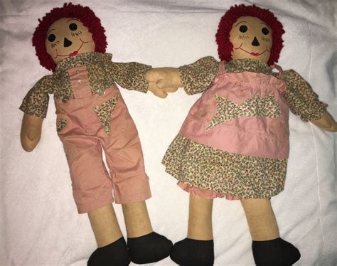 Primitive Raggedy Ann And Andy Dolls Collectors Weekly