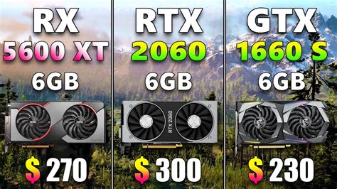 Rx 5600 Xt Vs Rtx 2060 Vs Gtx 1660 Super Pc Gameplay Tested In 14 Games Youtube