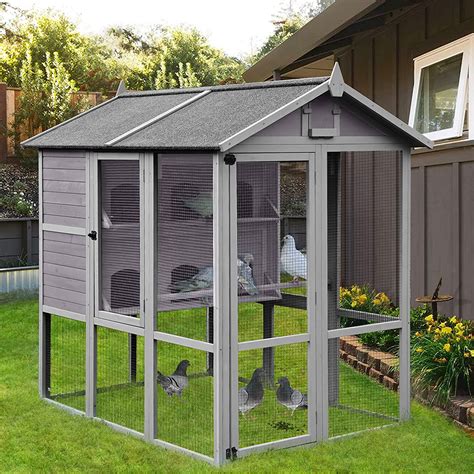 Pigeon Cage Large Bird Cage Outdoor Parrot Cage Bird Aviary Wooden