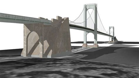 Sketchup Components 3D Warehouse Bronx Whitestone Bridge