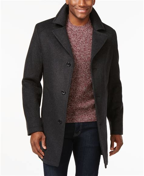 List 91 Wallpaper Michael Kors Mens Wool Blend Field Coat With Attached Bib Full Hd 2k 4k