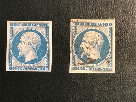 France 1860 Napoleon Nl Nos 14B And 15 Canceled YT 2024 Catawiki