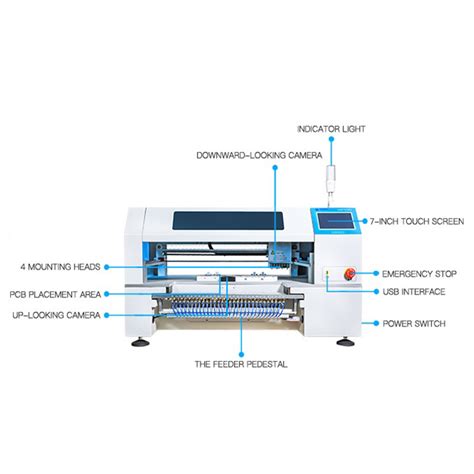 Chm T P Heads Feeders Chip Mounter Benchtop Smd Smt Pick And