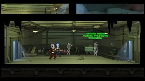 Fallout Shelter Conociendo Al Líder Guerra Uno De Los Jinetes Del