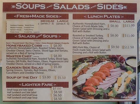 Menu At Honeybaked Ham Restaurant Torrance