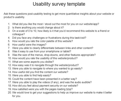 12 Usability Testing Templates Checklist And Examples