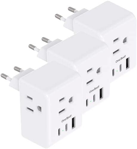 Amazon Pack European Travel Plug Adapter Vintar International