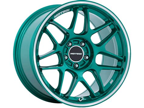 Motegi Green Tsubaki Wheels Realtruck