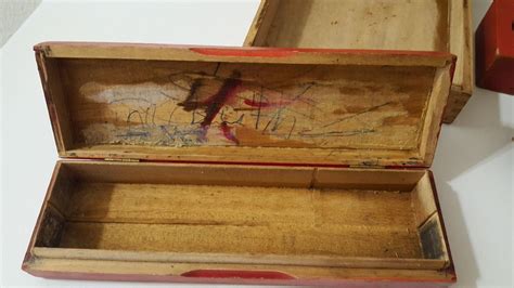 Lot Alte Holz Stift Schatullen Kaufen Auf Ricardo