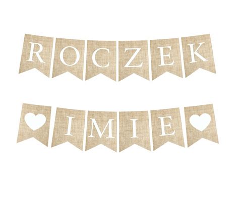 Baner Girlanda Boho Eko Urodziny Na Roczek Imi Allegro Pl