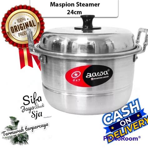 Jual Langseng Kukusan No Maspion Panci Steamer Kg Nasi Tutup