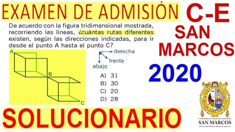 Solucionario San Marcos De Examen De Admisi N A La Universidad