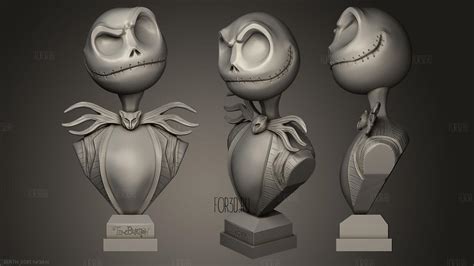 Jack Skellington 3d Stl Model For Cnc