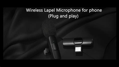 Amazon Caymuller Professional Wireless Lavalier Lapel Microphone For