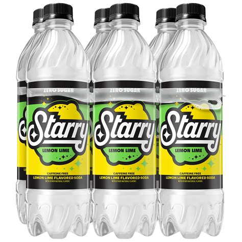 Starry Zero Sugar Lemon Lime Flavored Soda Smartlabel