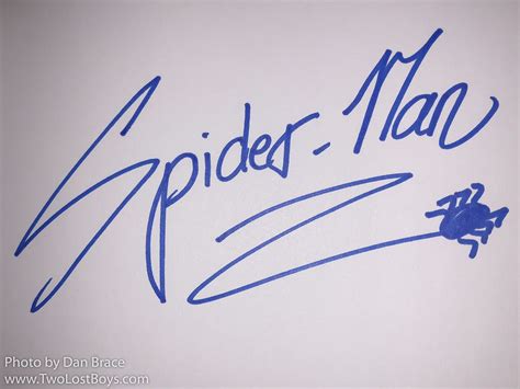 Spider-Man Signature | Disney Characters Signatures