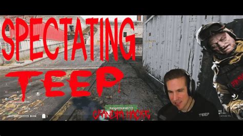 Spectating Teep With Wall Hacks Cod Warzone Youtube