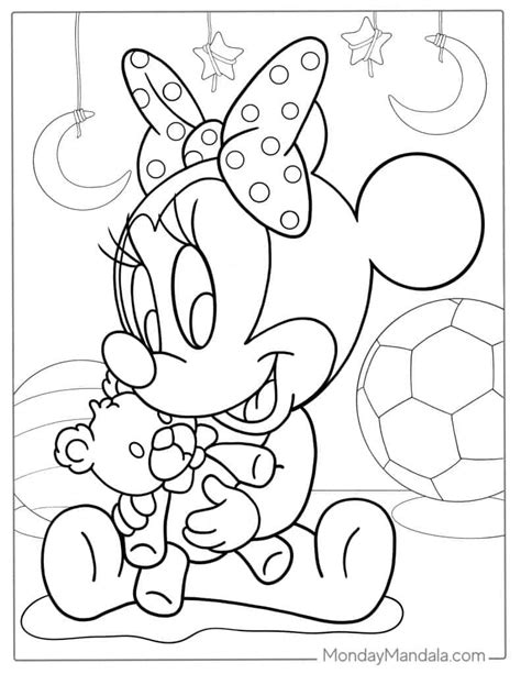 Minnie Mouse Coloring Page Free Pdf Printables Coloring Home