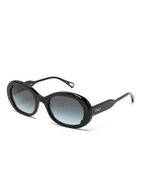 Chloé Eyewear Lilli Round Frame Sunglasses Farfetch