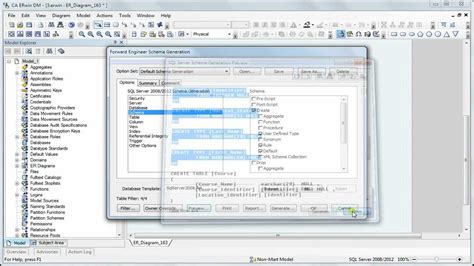 006 Erwin Data Modeler Forward Engineering Youtube