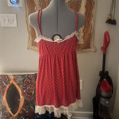 Pink Lingerie Nightgown Dress Size Depop