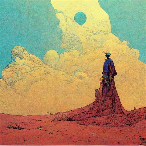 Prompthunt Style Of Jean Giraud Moebius Art