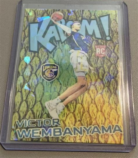 Victor Wembanyama ROOKIE CARD 2022 Kaboom Cracked Ice Dynasty Promo 1