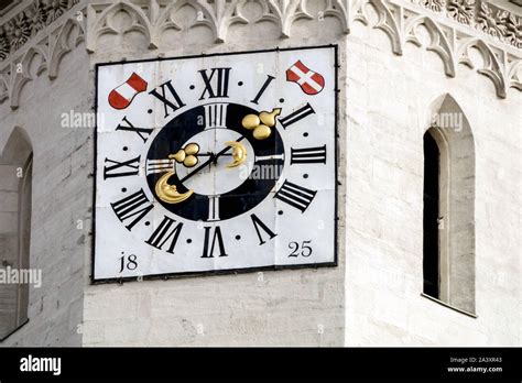 St Michael S Church Clock On Tower Michaelerkirche Michaelerplatz