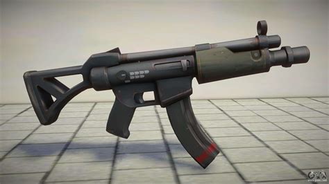 Mp5 Submachine Gun From Fortnite For Gta San Andreas