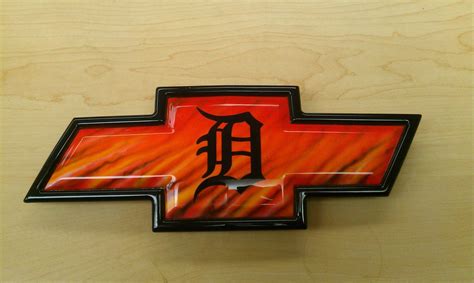 Detroit D Custom Chevy Bow Tie Auto Graphics Custom Paint Chevy