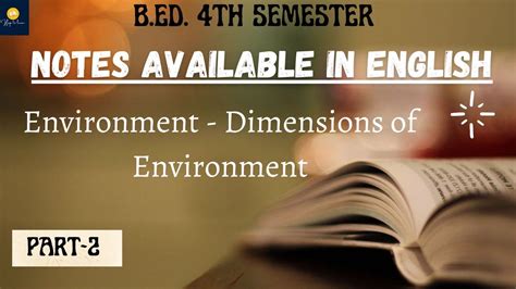 Environment Dimensions Of Environment Environmental Education In