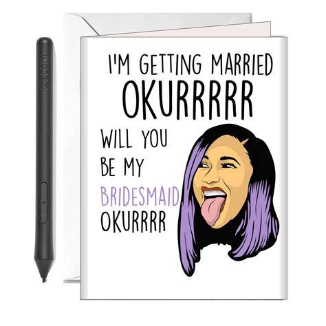 36 Most Unique Funny Bridesmaid Cards For Bridal Party Proposals