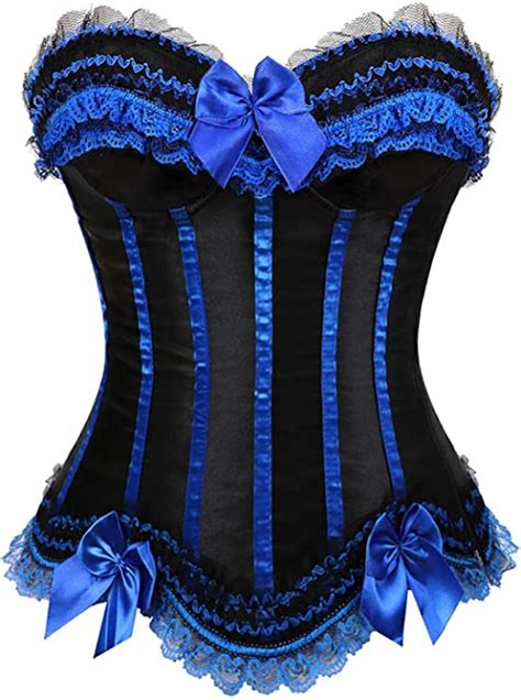 Damen Bandeau Body Sexy Gothic Spitze Halloween Cottagecore Tube