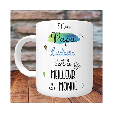 Mug Meilleur Papa Du Mondepersonnalisablefête Des Pères