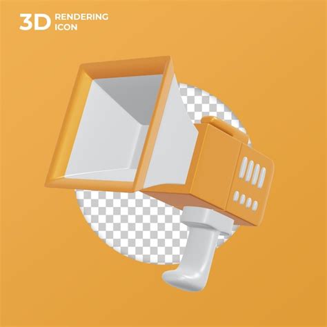 Premium Psd 3d Megaphone Icon Premium Psd