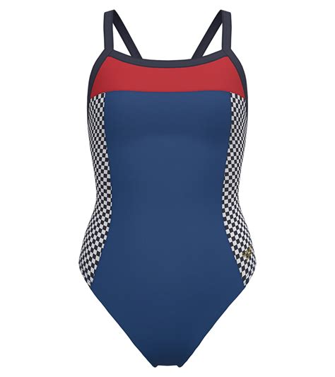 Speedo Champ Collection Womens Colorblock Propel Back One Piece