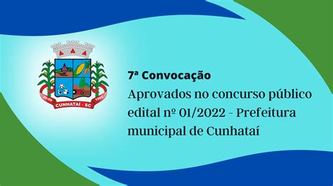 Aprovados no concurso público edital nº 01 2022 Prefeitura municipal