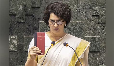 Priyanka Gandhi Makes Parliament Debut Takes Oath As Lok Sabha MP