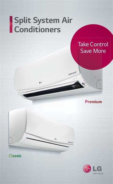 2014 2015 Lg Split System Air Conditioners Catalogue