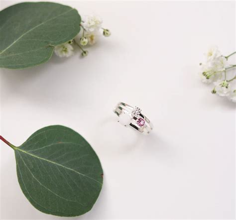 Bague Lait Maternel Pierres La Joie En Rose