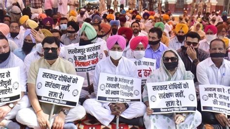 Congress Holds Silent Protests Across India Seeks Union Ministers