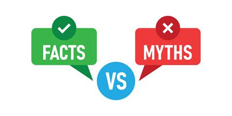 Myths Vs Facts Icon In Flat Style True Or False Vector Illustration On